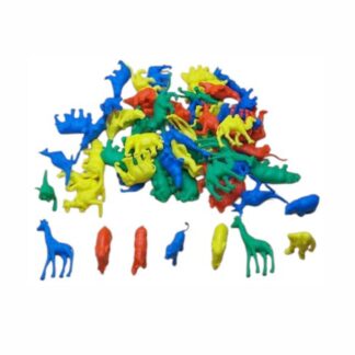 Set Didáctico de Animales Salvajes para Contar 120 Piezas