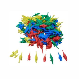 Set Didáctico de Dinosaurios para Contar 128 Piezas