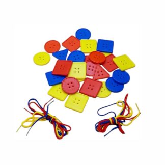 Material Didáctico Botones Formas Geométricas 80 unidades