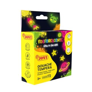 Témpera Fosforescente 4 Colores