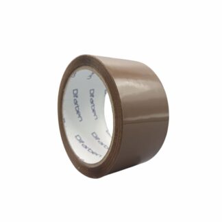 Cinta de Empaque Café 48mm x 60y x 45mic (55 metros largo)