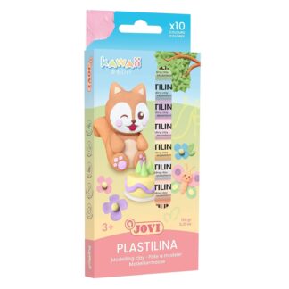PLASTILINA Estuche 10 barras Colores Pastel Kawaii